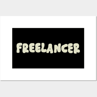 Freelancer Playful Type Posters and Art